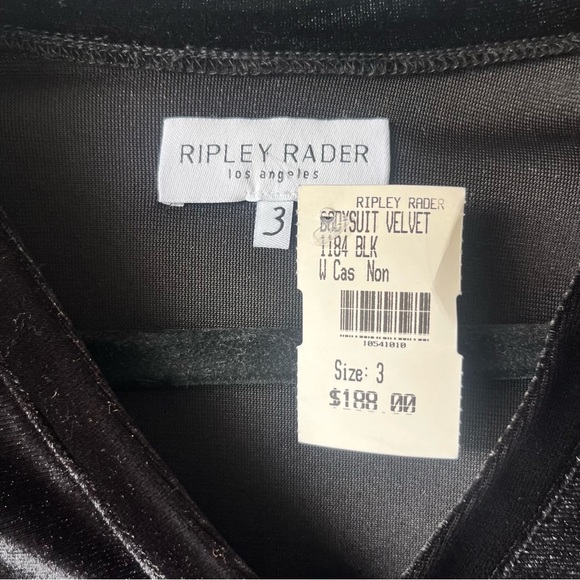 NEW RIPLEY RADER velvet bodysuit size 3 - Picture 2 of 4